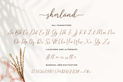 Sharland Luxury Script Font, a Script Font by Heinzel Std (Thumbnail 14 of 16)