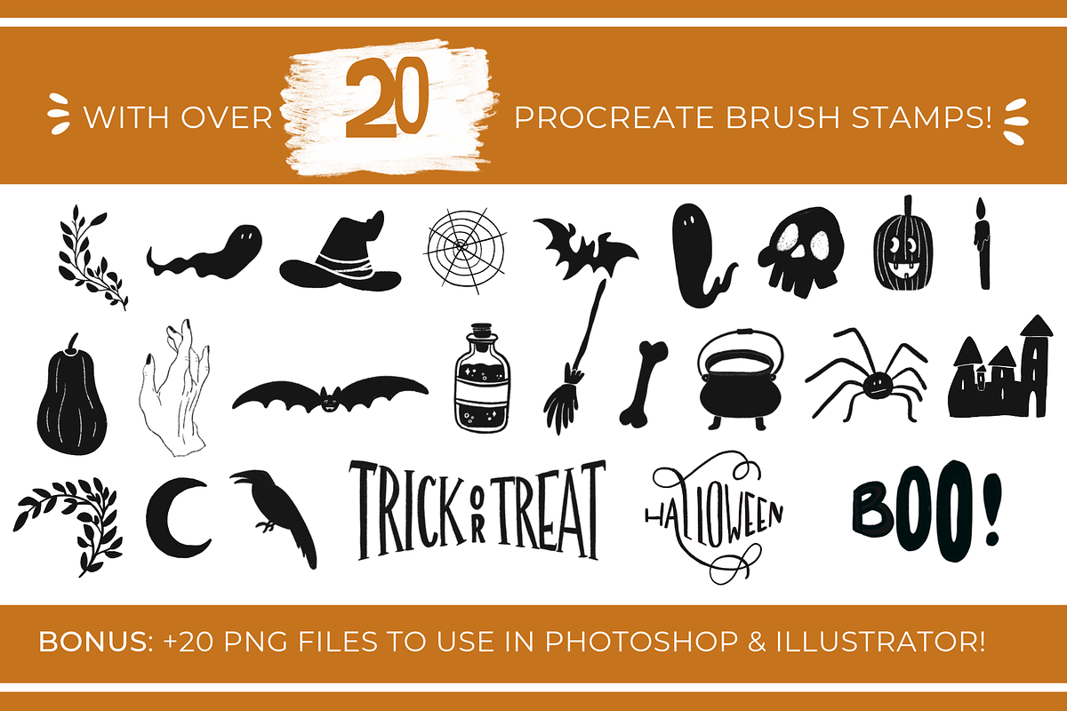 The Halloween Stamp Collection, a Brushes & More by Gabba Delgado (Photo 3 of 4)