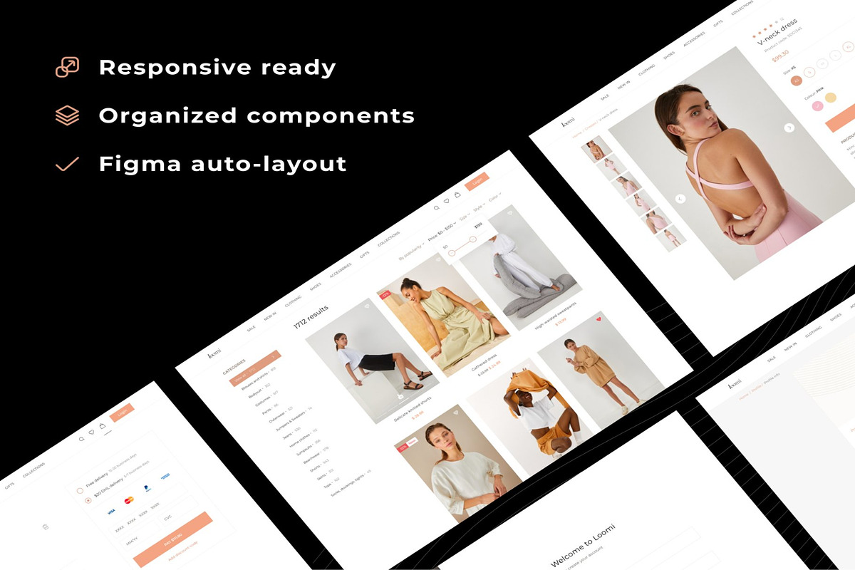 Loomi E-commerce fashion website preview 5
