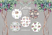 Watercolor Picnic in Tuscany, an Illustration by S_ARTLOVE (Thumbnail 6 of 7)