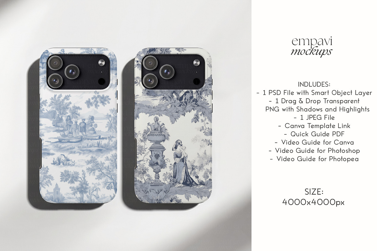 iPhone 18 Pro Max Phone Case Mockup, an iPhone Mockup by EmpaviMockups (Photo 6 of 6)