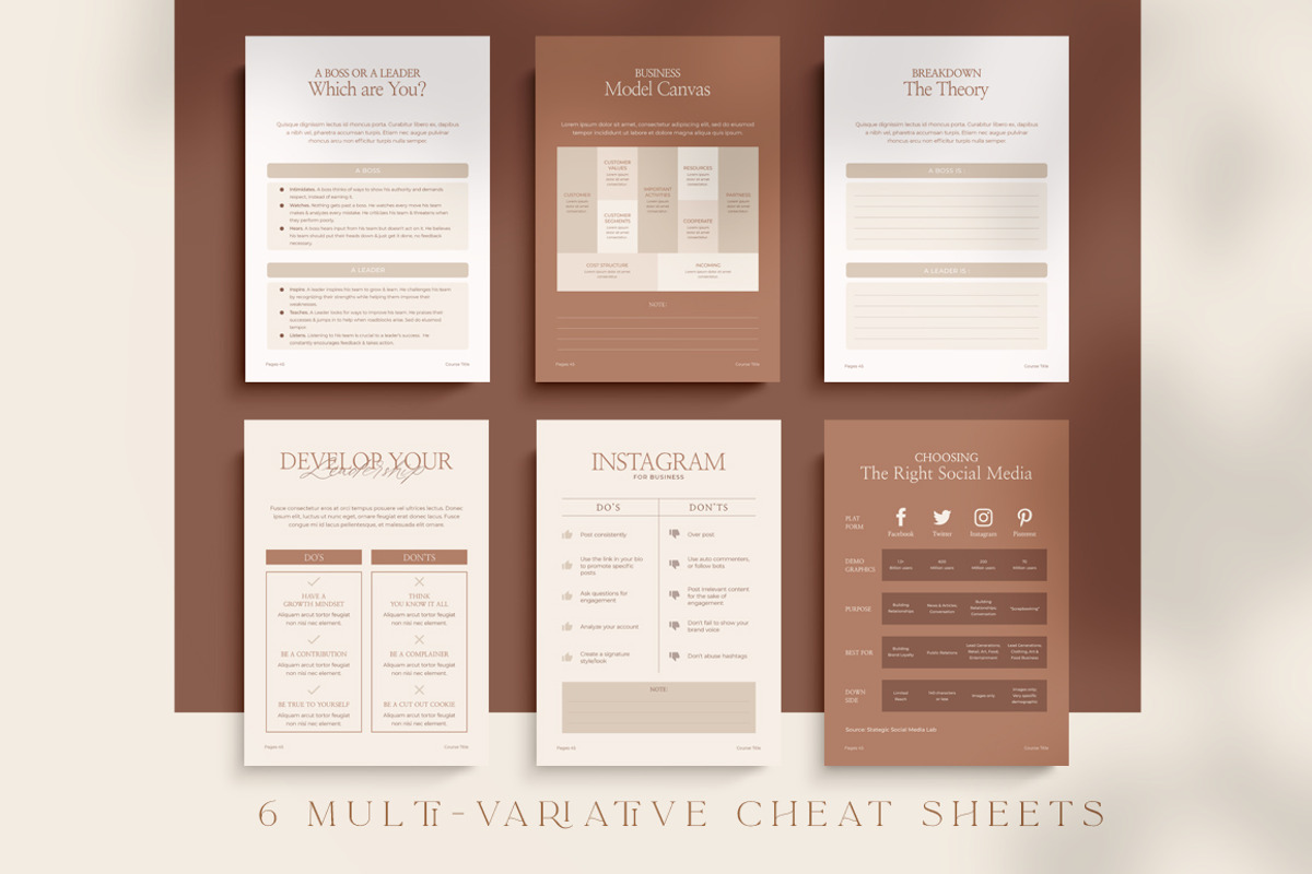 WorkBook Creator for Coach CANVA PS, a Magazine Template by Eviory (Photo 23 of 49)