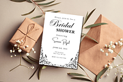 Bridal Shower Invitation Template, an Invitation Template by SimoDigitalArt (Thumbnail 3 of 9)