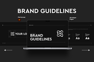 Premium Dark Minimal Brand Guideline
