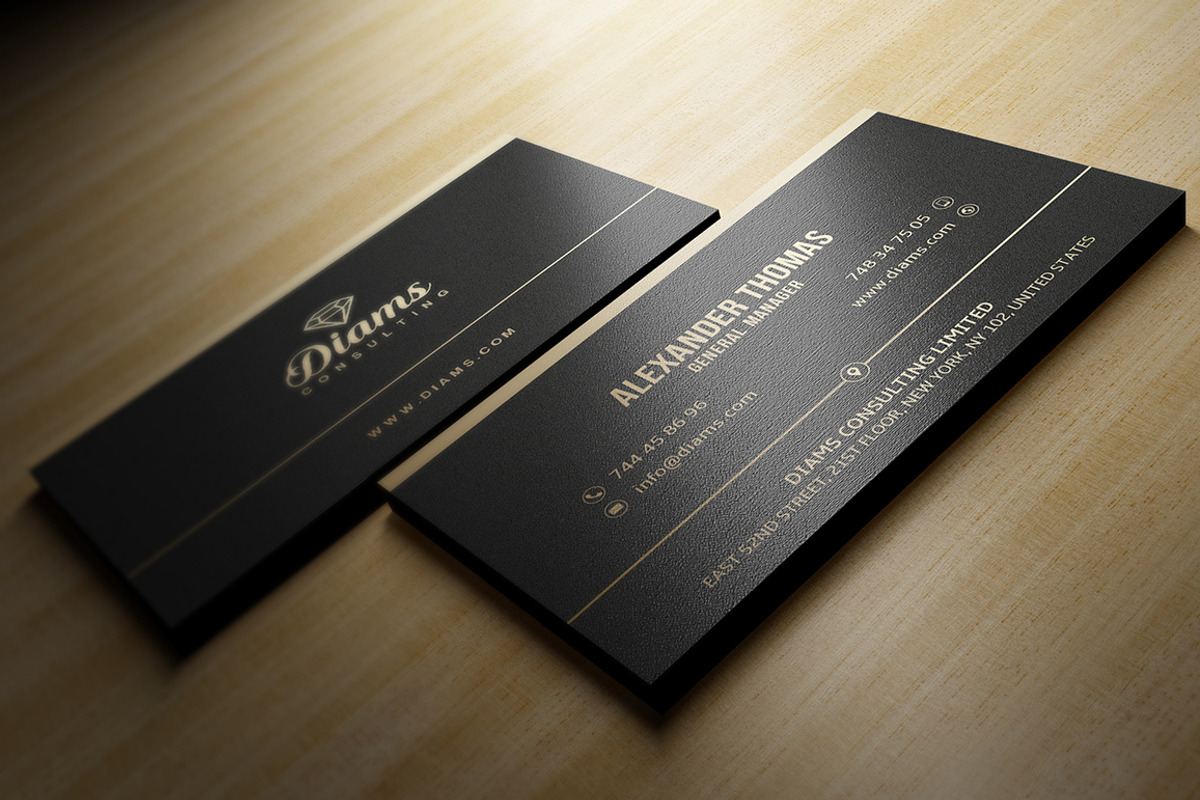Simple Gold Business Card, a Business Card Template by Marvel (Photo 4 of 5)