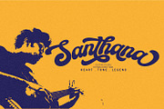 Ginchiest - Retro Bold Script, a Script Font by Ridha-38.lineart (Thumbnail 8 of 14)
