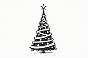 Festive Christmas Tree Silhouette Bu, an Illustration by Artivon (Thumbnail 10 of 21)