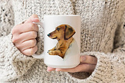 Watercolor dogs. Different Breeds, an Animal Illustration by Budogoshch (Thumbnail 6 of 6)