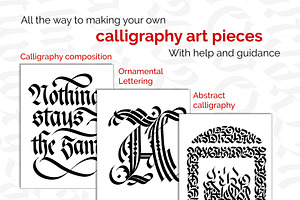 Blackletter Calligraphy Workbook Set