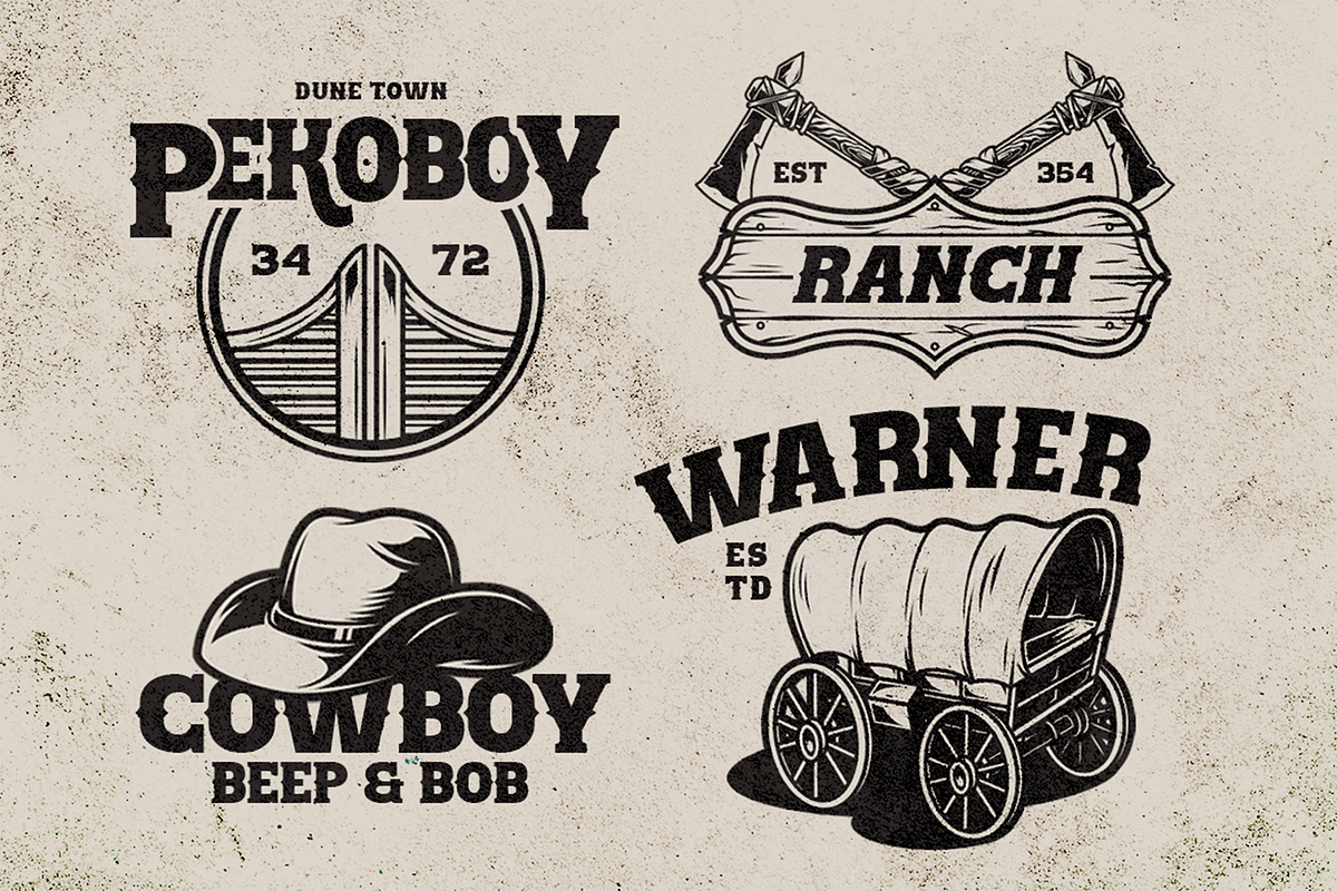 Western Hornet - Display Font, a Font by Pekotype (Photo 4 of 14)
