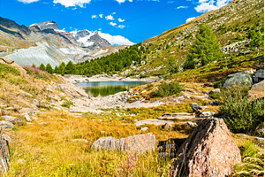 Grunsee lake near Zermatt in, a Nature Photo by Leonid Andronov
