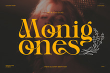 Monigk Ones Elegant Serif Font