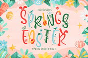 Spring Easter Spring Easter Font, a Font by PutraCetol Studio (Thumbnail 1 of 11)