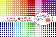 Halftone Pattern Design, a Pattern Graphic by Leska's Digitals (Thumbnail 1 of 3)