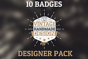 Old vintage pack. 10 HQ badges, a Templates & Theme by Nerokanji_Designs (Thumbnail 1 of 2)