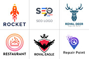 800+ Professional Logos Bundle, a Branding & Logo Template by Design Forest (Thumbnail 27 of 48)