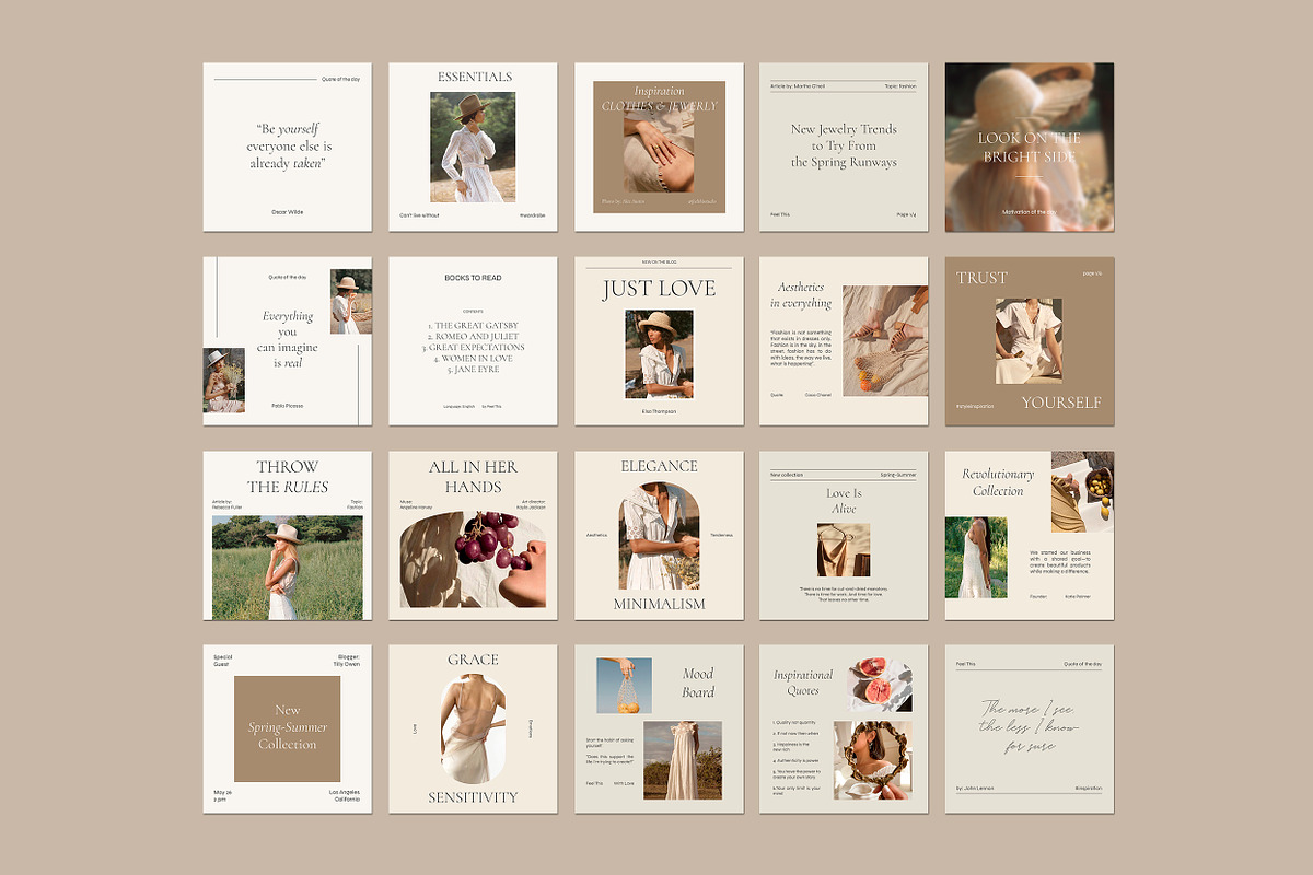 Romance Social Media Pack PS, a Social Media Template by Feel This (Photo 13 of 18)