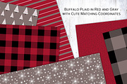 Wintery Buffalo Plaid and Patterns, a Pattern Graphic by Skritch Studio (Thumbnail 2 of 3)