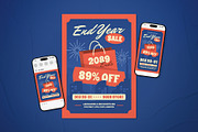 End Year Sale Promotion Flyer Set, a Flyer Template by The Good Store (Thumbnail 1 of 2)