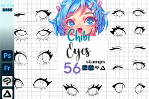 Photoshop Chibi Eyes Cartoon Eye