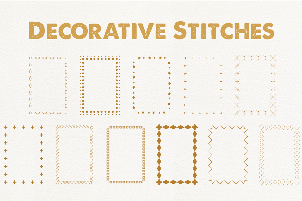 Decorative Stitch Brushes, a Brush Add-On by Bene's shop (Photo 2 of 5)
