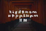 Kitadari Brush Font, a Script Font by VitaminRGB (Thumbnail 4 of 6)