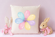 Cute Pastel Easter Clipart, a Seasonal Illustration by RobertsArt (Thumbnail 2 of 7)