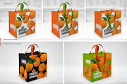 Double Handle Eco Shopping Bag Brand, a Product Mockup by INCDesign (Thumbnail 6 of 10)