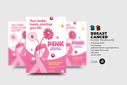 Breast Cancer Awareness Flyer, a Flyer Template by Aam360 (Thumbnail 1 of 3)