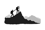 Team Hiking Silhouette Bundle, an Object Graphic by Gfx_Store (Thumbnail 2 of 15)