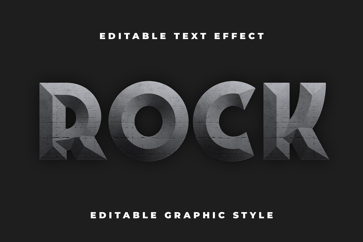 Concrete Stone Text Effect