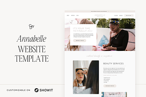 Showit Website Template | Annabelle