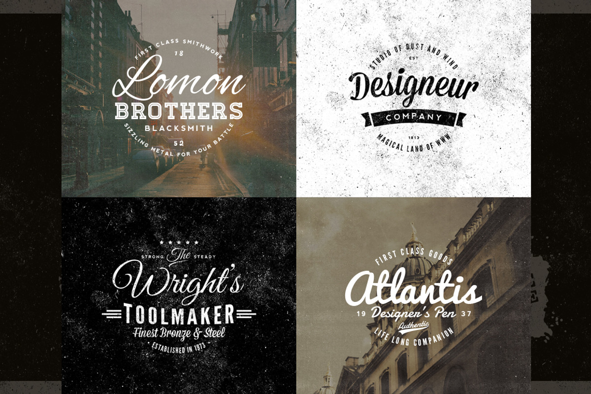 Classic Vintage Insignias Collection, a Branding & Logo Template by Yusof Mining (Photo 3 of 5)