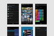 Windows Mobile UI KIT for Sketch, a Device Mockup by Little Jimi Shop (Thumbnail 4 of 9)