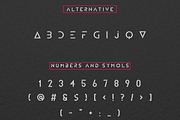 ZELDA typeface (BOLDLINE), a Font by j3world (Thumbnail 3 of 4)
