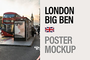 Poster Mockup in London, Westminster, an Advertising Mockup by Brandacle Mockups (Thumbnail 2 of 6)