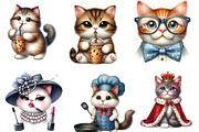 Quirky Cats Sublimation, an Illustration by DreamArtGraphic (Thumbnail 4 of 5)