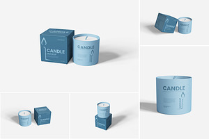Candle Mockup, a Product Mockup by Indah