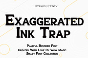 Exaggerated Ink Trap, a Sans Serif Font by Wow Magic (Thumbnail 1 of 3)