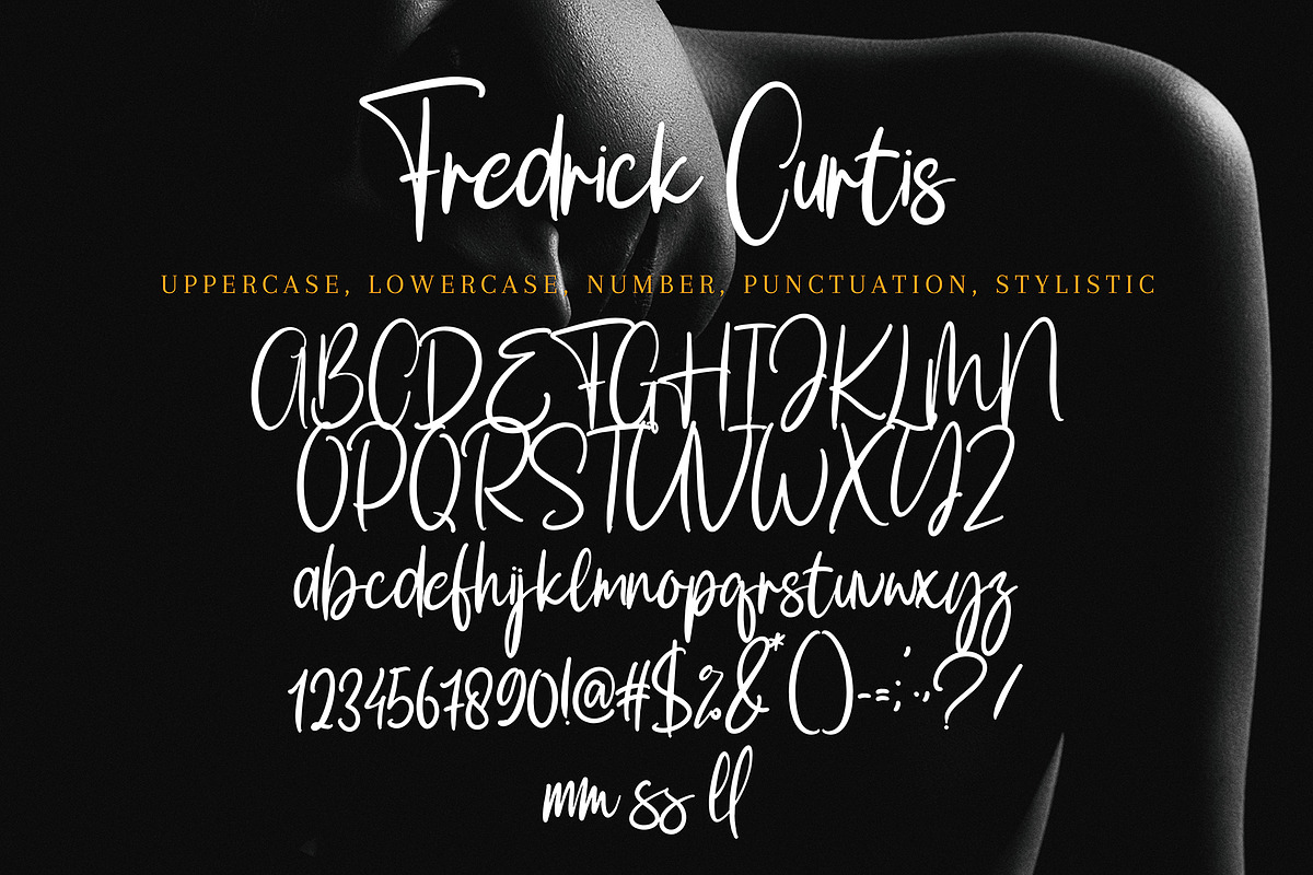 Fredrick Curtis, a Handwritten Font by HaKi Studio (Photo 5 of 5)