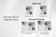Newspaper Retirement Template, an Invitation Template by ZoloDesignHub (Thumbnail 2 of 10)