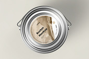 Paint Bucket Mock-up, a Product Mockup by zippypixelstudio (Thumbnail 6 of 12)