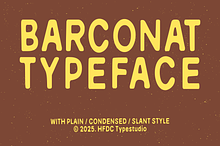 Barconat Rough Sans Serif