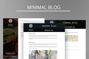 Minimal Blog Template Designs, a Websites & App Template by OrbitCarrot Marketing (Thumbnail 2 of 2)