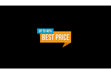 Badge Discount Stock Video Footage