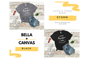 Bella Canvas TShirt Mockup Bundle 15