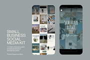 OPHELIA Social Media Kit Canva, a Social Media Template by Aire Studio (Thumbnail 1 of 6)