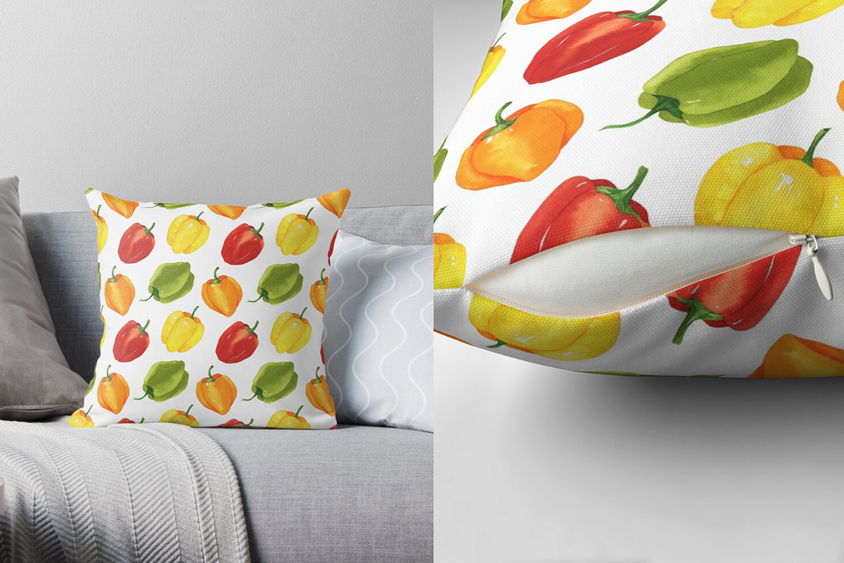 Watercolor peppers, a Food Illustration by Maria's little shop (Photo 6 of 7)