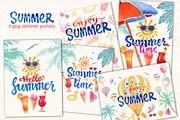 Summer time clipart, a Food Illustration by Art & Things (Thumbnail 2 of 6)