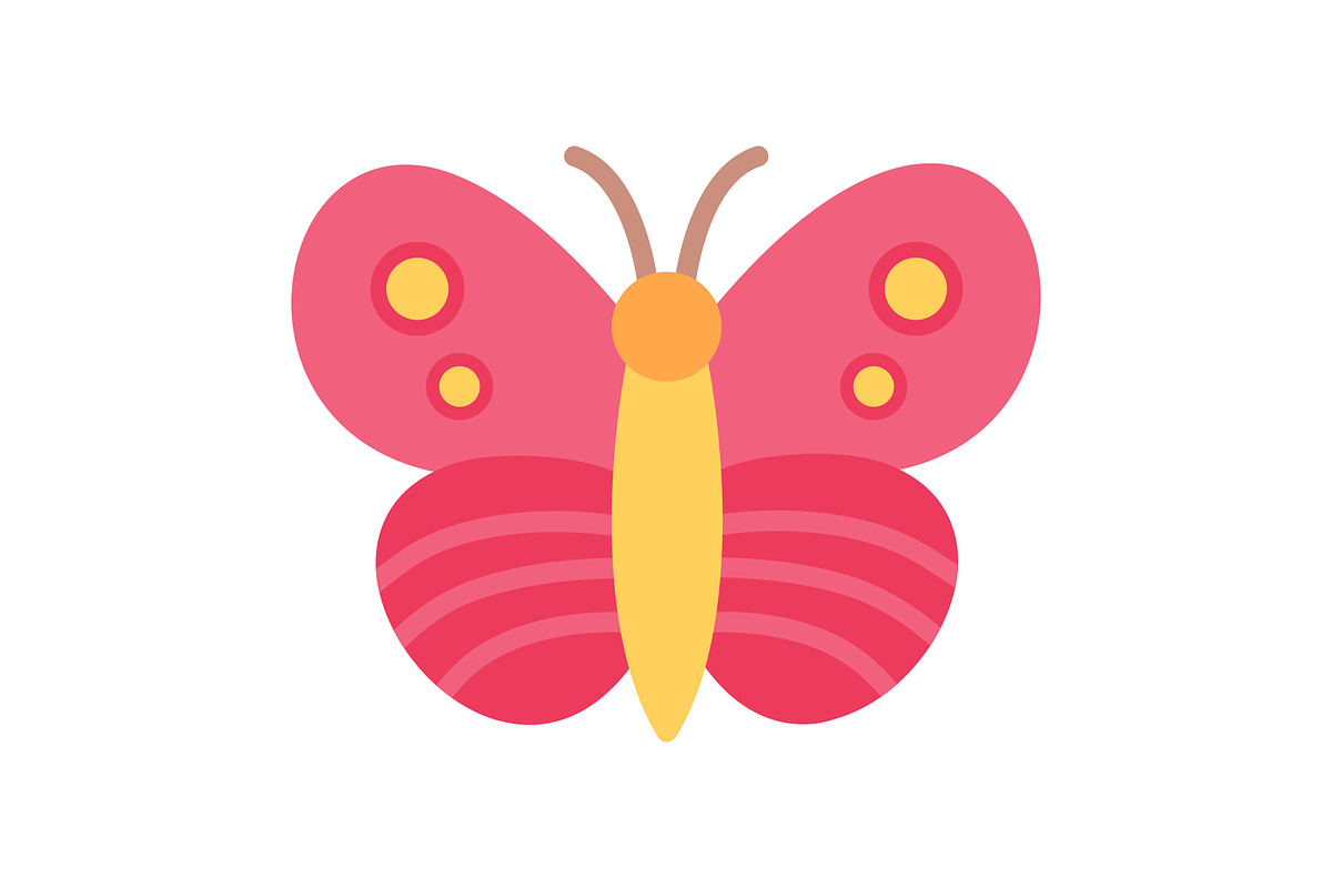 Butterfly Flat Icon, a Duotone Icon by Pexelpy (Photo 2 of 2)